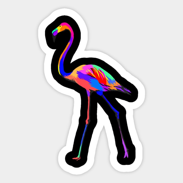 Pop Art Flamingo Sticker by mccloysitarh